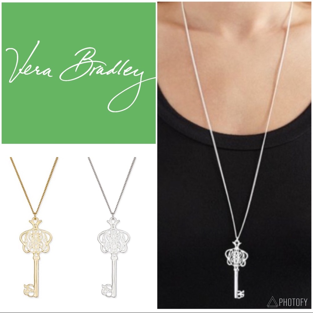 Signature Long Key Gold Necklace
